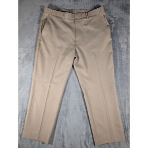 Vintage Levi's Action Slacks Men's 36x30 Tan Khaki Straight Leg Flat Front Pants